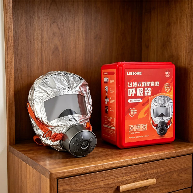Kn95 Respirator Mask - Apparecchio Respiratorio di Autosalvataggio per Fuga,